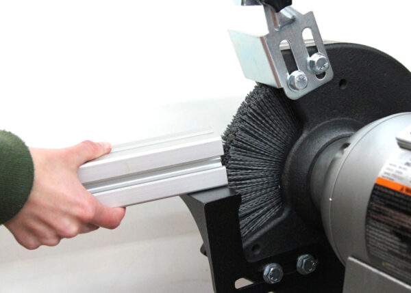 BRM-B.CIR.MC-NAM-152.4-35-180SC-1_2-CW_Abrasive_Nylon_Wheel_In_Action